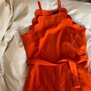 Victoria Beckham by Target Orange Romper